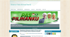 Desktop Screenshot of khairulfaizi.net